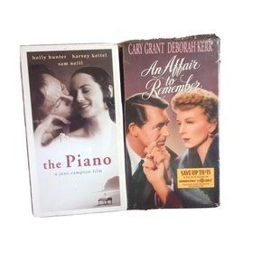 An Affair to Remember and The Piano VHS(Sealed)Cary Grant Holly Hunter Sam Neil